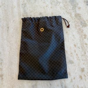 Celine Macadam PVC leather shoe bag, drawstring bag, like new condition